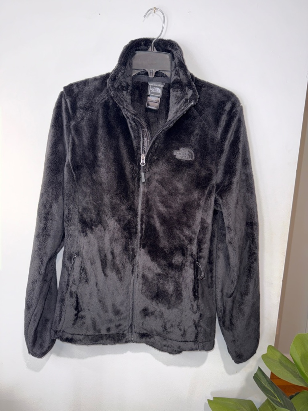 The North Face Black Plush Fleece Zip Jacket